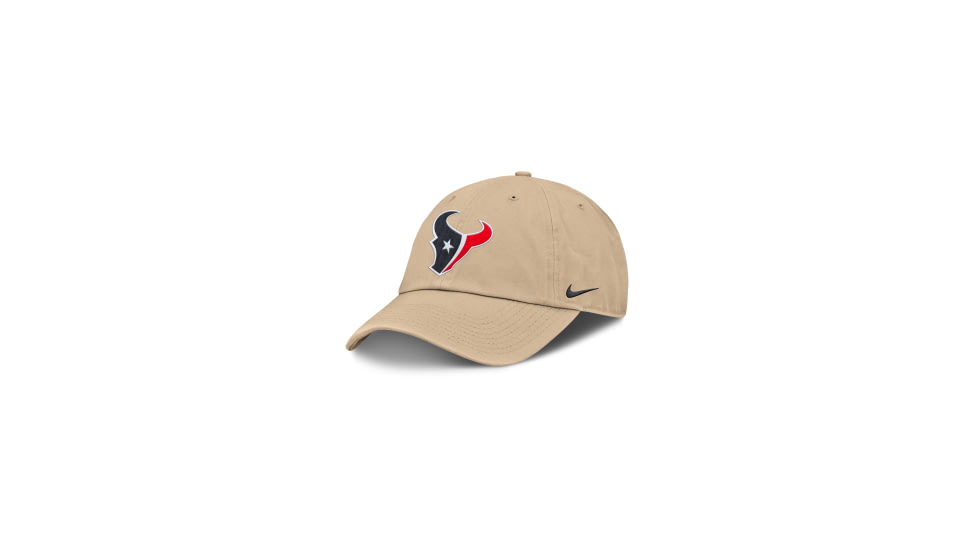Nike Houston Texans Club Nike Mens NFL Adjustable Hat in Brown NF022FF9H-M03, Brown, M/L, male, 1015791915-00198909092698