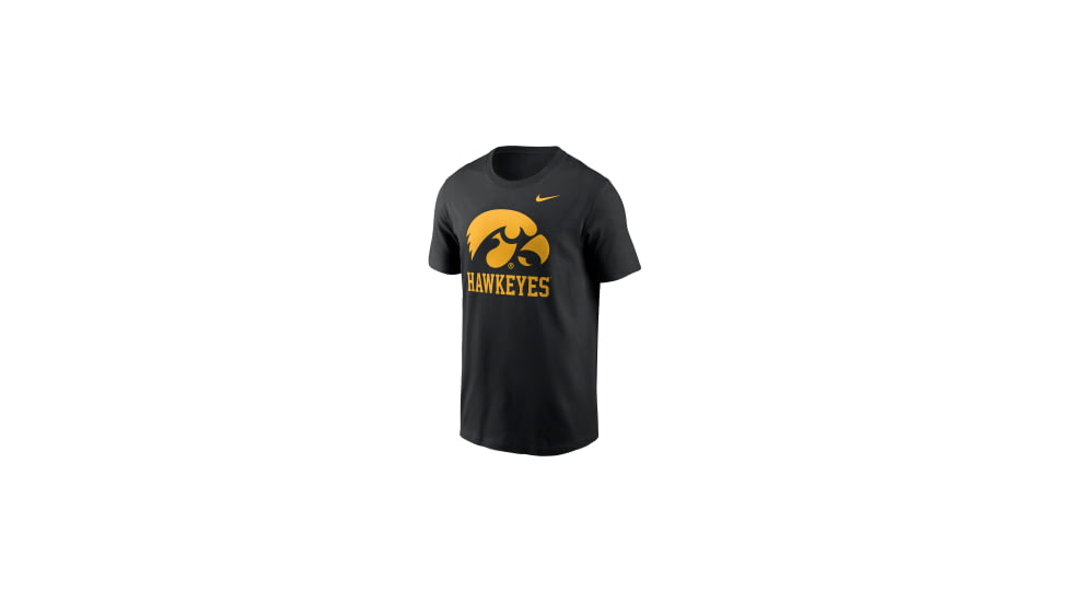 Nike Iowa Primetime Logo Mantra Nike Mens College T-Shirt in Black N19900AIA-TZL, Black, XL, male, 1016090952-00199295540978