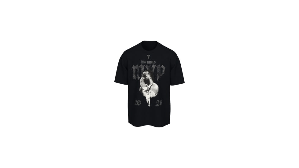 Nike Jalen Brunson 2025-26 Finals MVP Nike Mens Basketball T-Shirt in Black JK3156-010, Black, M, male, 1016093794-00827700508991