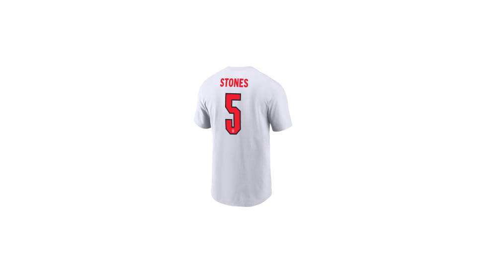 Nike John Stones England Nike Mens Soccer T-Shirt in White M11332P375FNJS-WHT, White, L, male, 1016091463-00198993291717