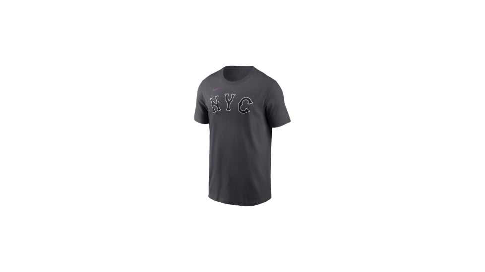 Nike Francisco Lindor New York Mets City Connect Nike Mens MLB T-Shirt in Grey N19906FNM9-HUA, Grey, L, male, 1015981784-00198910655349