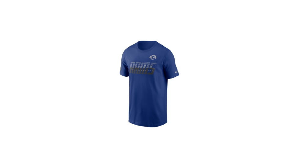Nike Los Angeles Rams Sideline Team Issue Nike Mens Dri-FIT NFL T-Shirt in Blue 02ET4EV9X-TF9, Blue, M, male, 1016031522-00199139728296