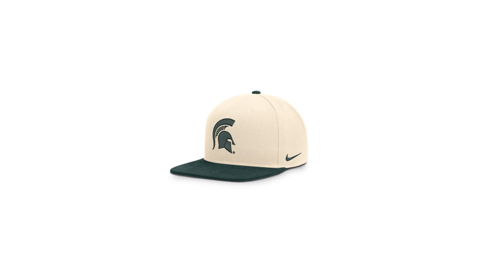 Nike Michigan State Campus Prep Nike Mens Dri-FIT College Adjustable Hat in Brown NC120C3DMST-TRY, Brown, M/L, male, 1015972360-00199296584926