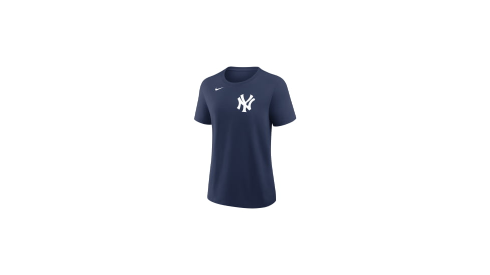 Nike New York Yankees Wordmark Nike Womens MLB T-Shirt in Blue 01K944BNK-M3X, Blue, 2XL, female, 1015982646-00199137063825