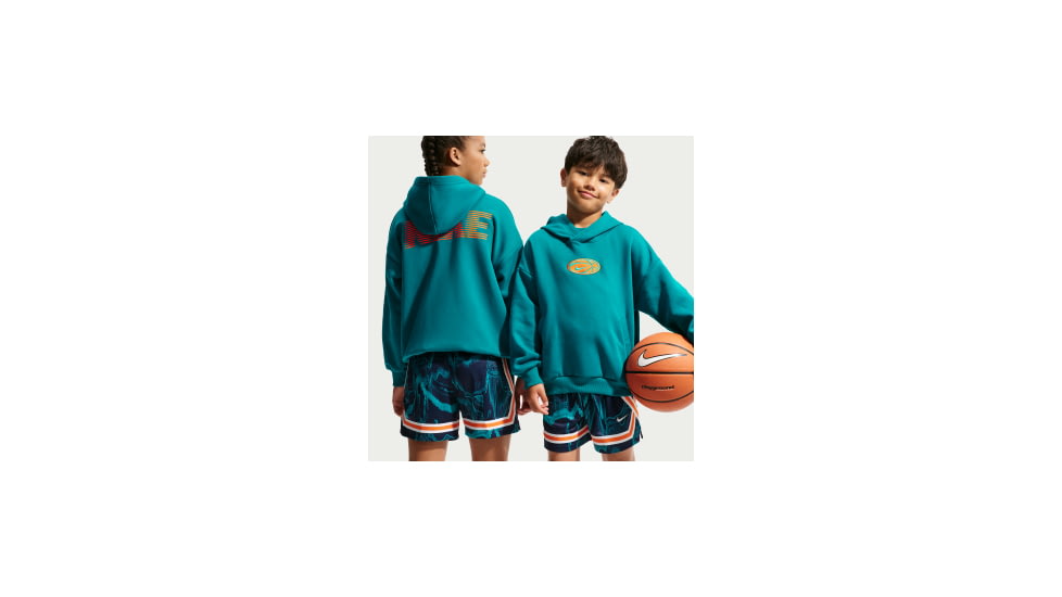 Nike Nike Big Kids Dri-FIT Basketball Hoodie in Blue IO8739-372, Blue, L, unisex, 1015925352-00198960898895