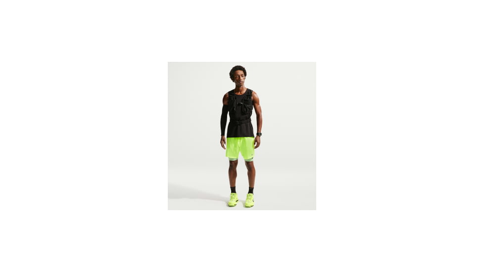 Nike Nike Mens Stride Dri-FIT 7" Brief-Lined Running Shorts in Yellow IF2046-737, Yellow, S Tall, male, 1015866880-00198728740091