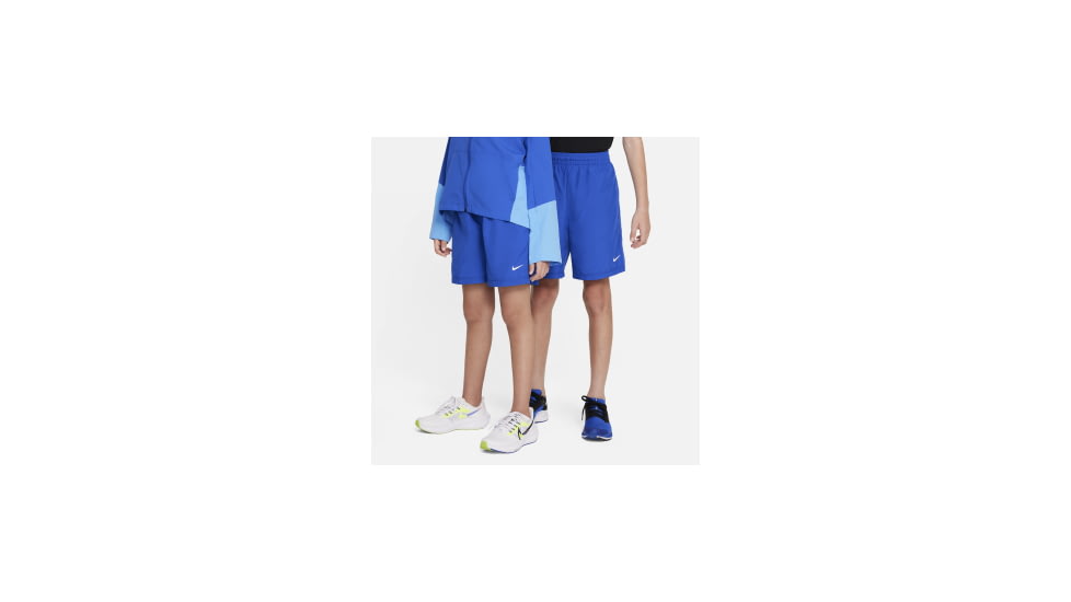 Nike Nike Multi Big Kids Boys Dri-FIT Woven Shorts in Blue DX5382-480, Blue, M, male, 1000521750-00196153474079