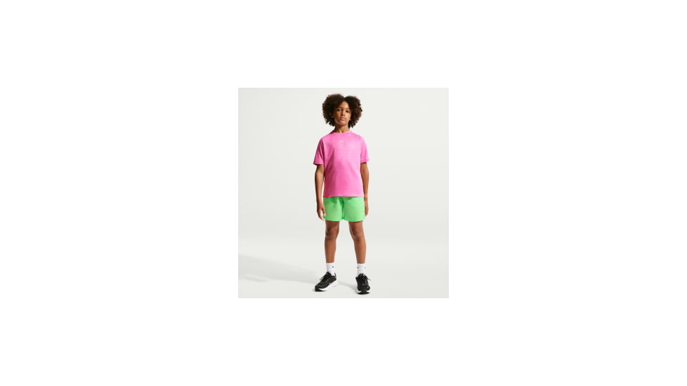 Nike Nike Multi Big Kids Boys Dri-FIT Woven Shorts in Green DX5382-336, Green, S, male, 1015924437-00198960920503