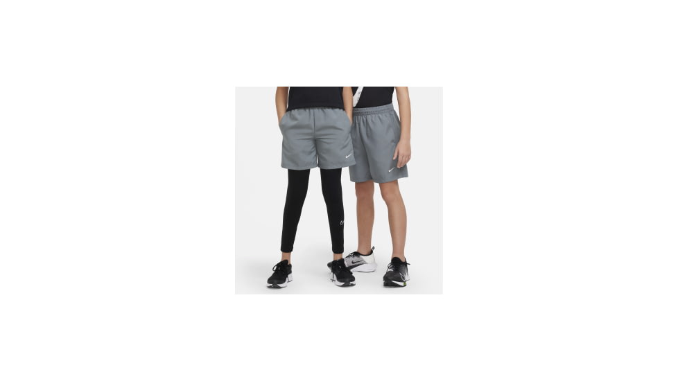 Nike Nike Multi Big Kids Boys Dri-FIT Woven Shorts in Grey DX5382-084, Grey, L, male, 1000521767-00196153473980