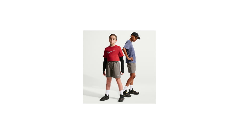 Nike Nike Multi Big Kids Boys Dri-FIT Woven Shorts in Grey DX5382-289, Grey, S, male, 1015924618-00198960916827