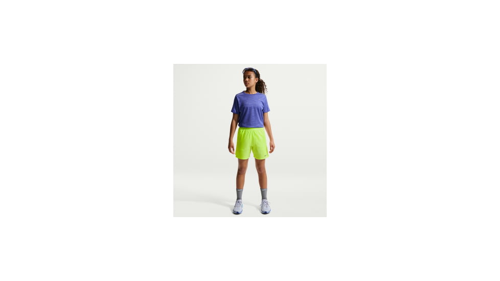 Nike Nike Stride Big Kids Dri-FIT Training Shorts in Yellow IO0519-737, Yellow, M, unisex, 1015890748-00198731037997