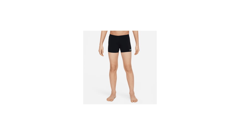Nike Nike Swim HydraStrong Big Kids Boys Square Leg in Black NESS9742-001, Black, M, male, 1015791055-00756998828798