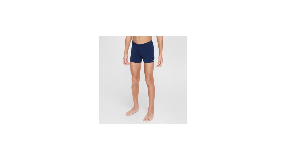 Nike Nike Swim HydraStrong Big Kids Boys Square Leg in Blue NESS9742-440, Blue, M, male, 1015509107-00756998828842