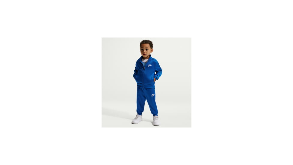 Nike Nike Toddler Dri-FIT Lifestyle 2-Piece Full-Zip Propus Piping Set in Blue 76P280-U89, Blue, 2T, male, 1016056778-00199016267719