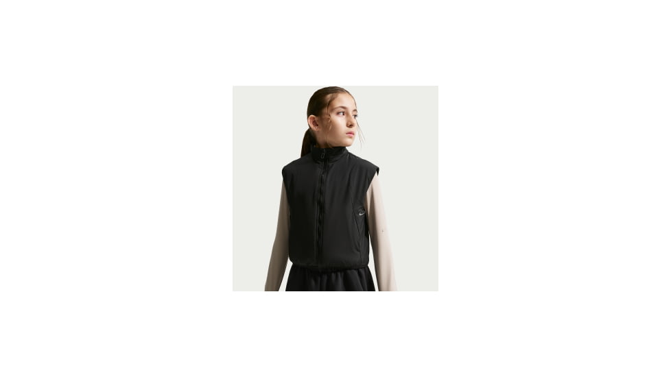 Nike Nike Womens MAVN Girls STORM-FIT Vest in Black IQ0049-010, Black, M, female, 1015925728-00198960451250