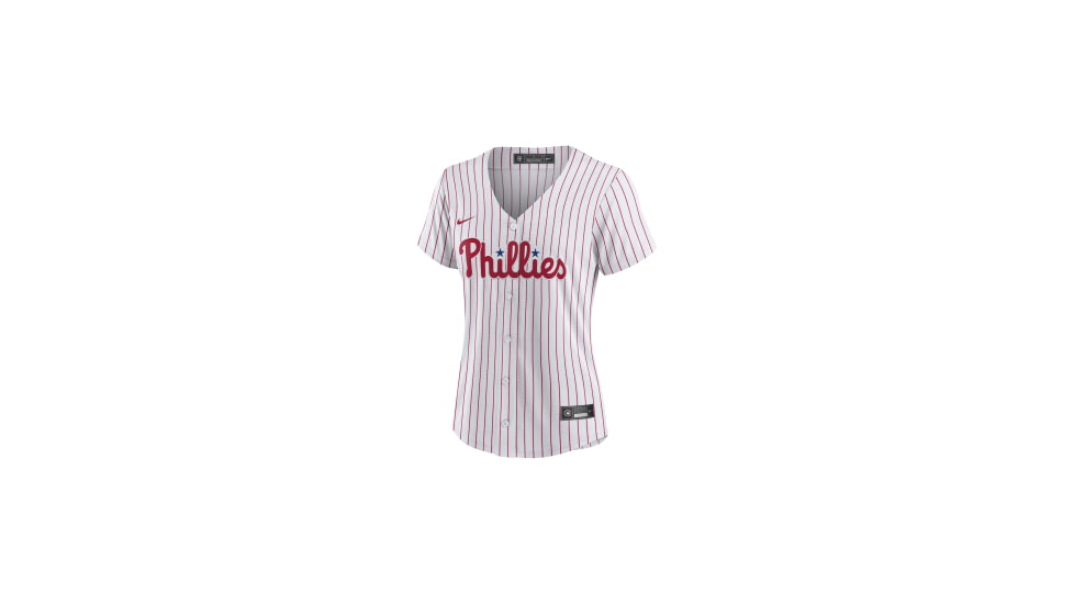 Nike Nike Womens MLB Philadelphia Phillies Bryce Harper Replica Baseball Jersey in White T773PPSHPP7-H03, White, L, female, 13730993-00194317556227