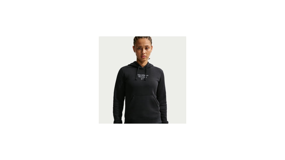 Nike Nike Womens Wrestling Pullover Hoodie in Black APS550NAWR-BLK, Black, L, female, 1015889145-00840501504696