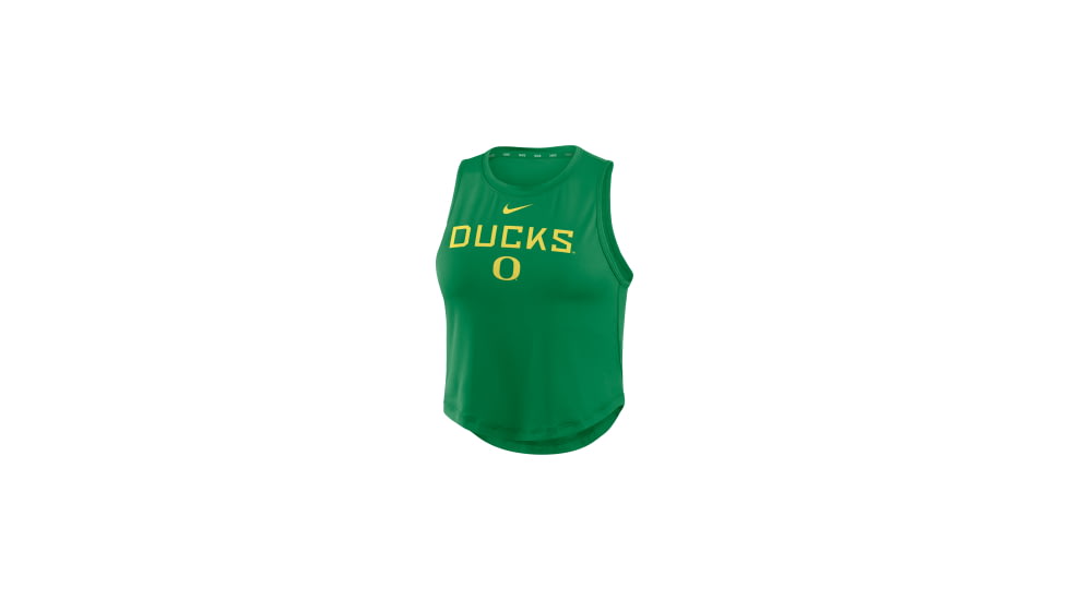 Nike Oregon One Nike Womens Dri-Fit Cropped Tank Top in Green 035430DUON-7LB, Green, M, female, 1016090813-00199296961734