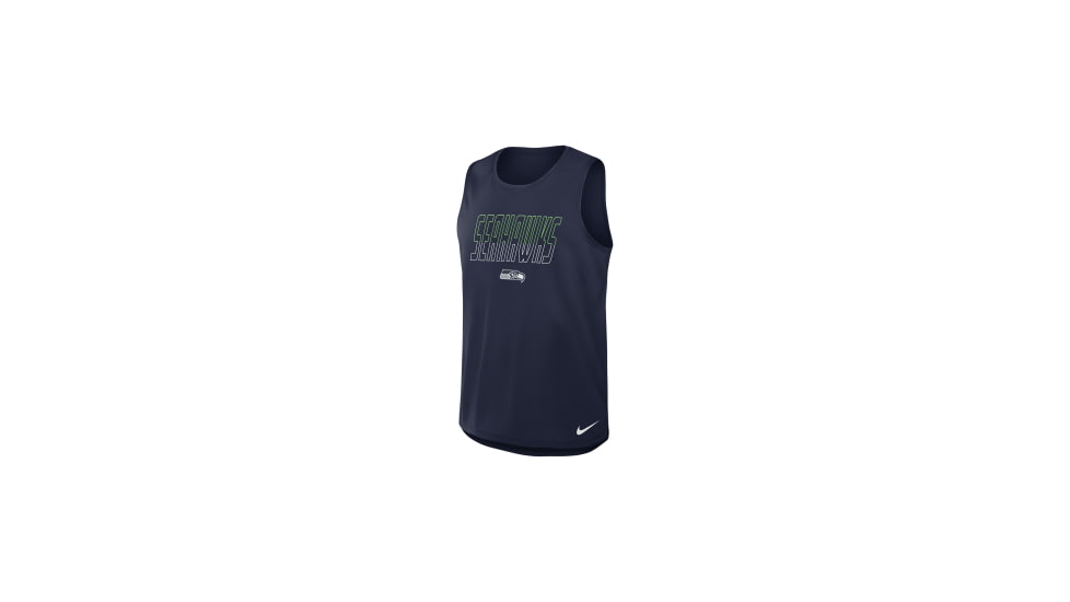 Nike Seattle Seahawks Nike Mens Dri-FIT NFL Tank Top in Blue 045R41S78-YPB, Blue, 3XL, male, 1016031238-00199137253721