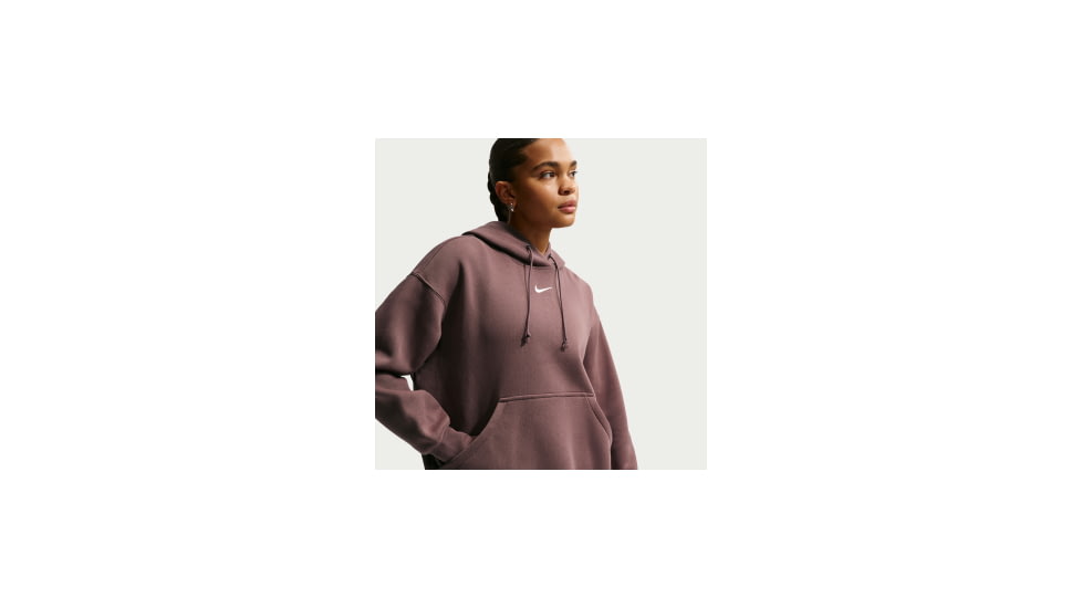 Nike Womens Nike Sportswear Phoenix Fleece Oversized Pullover Hoodie in Purple DQ5860-502, Purple, XS, female, 1015850411-00198727324544