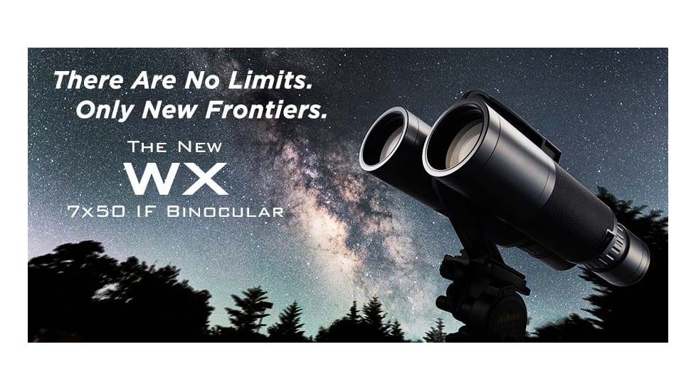 Nikon WX 7x50mm IF Binoculars, Black, 16033