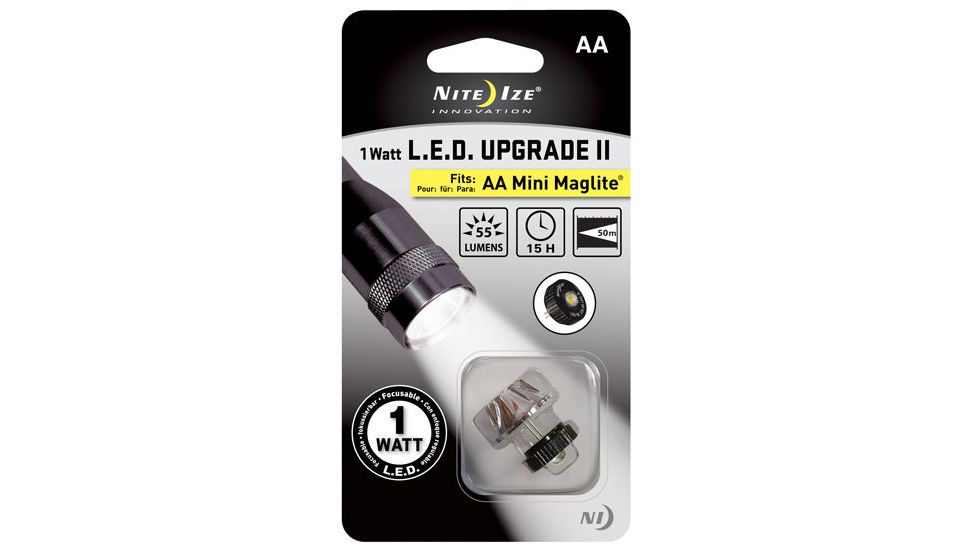 NiTe Ize 1 Watt LED Flashlight Upgrade 2 Kit w/Luxeon LED - LRB2-07-1W