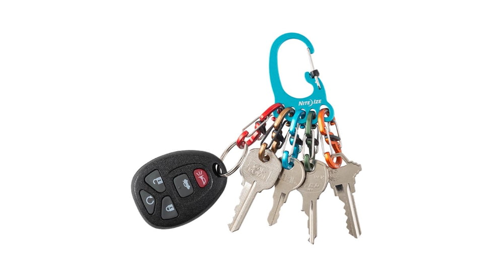 Nite Ize BigFoot Locker KeyRack Aluminum, Assorted, KLKBFA-03-R6