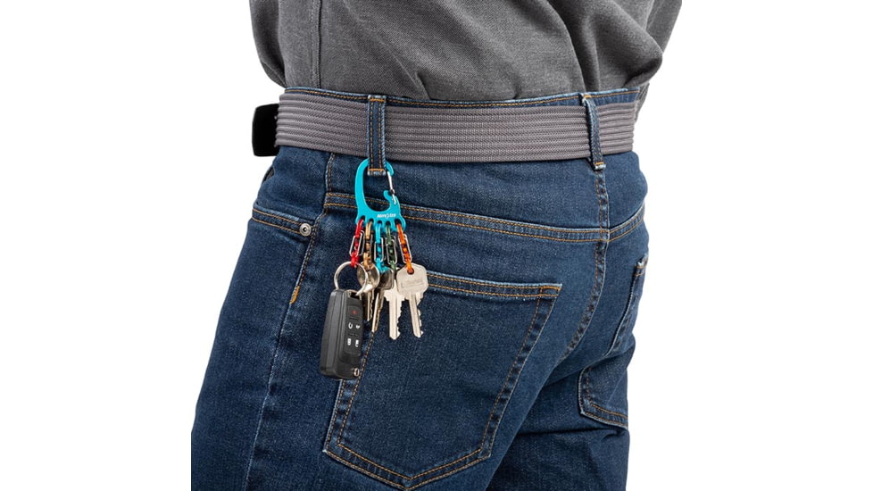 Nite Ize BigFoot Locker KeyRack Aluminum, Assorted, KLKBFA-03-R6