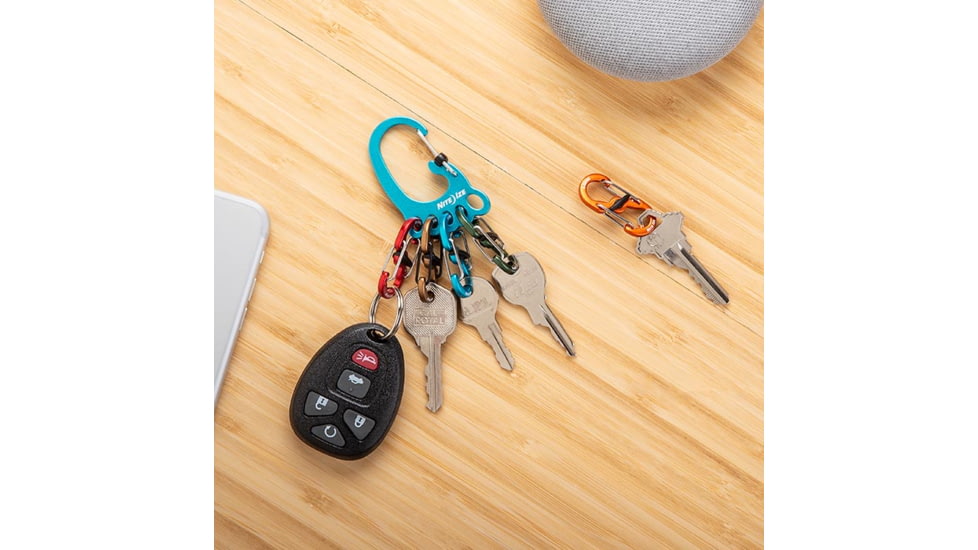 Nite Ize BigFoot Locker KeyRack Aluminum, Assorted, KLKBFA-03-R6