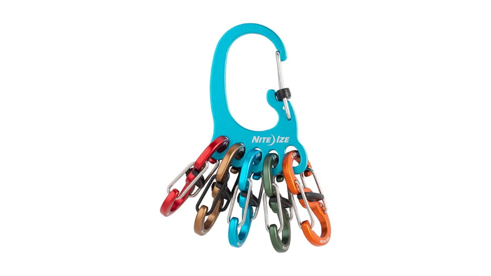Nite Ize BigFoot Locker KeyRack Aluminum, Assorted, KLKBFA-03-R6