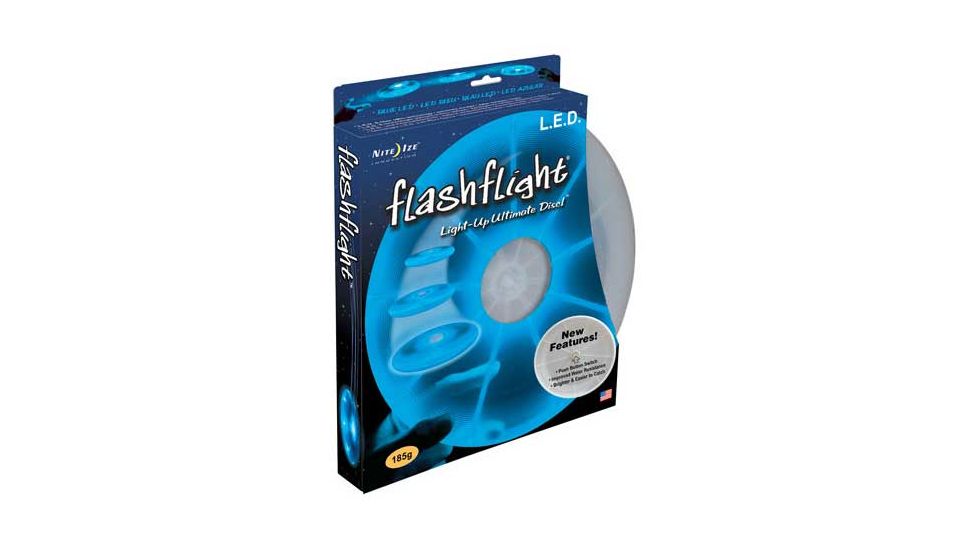 Nite Ize FlashFlight LED Illuminated Flying Disc Blue