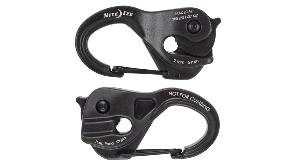 Nite Ize CamJam Aluminum XT Aluminum Cord Tightener,Black NCJSA-01-R3