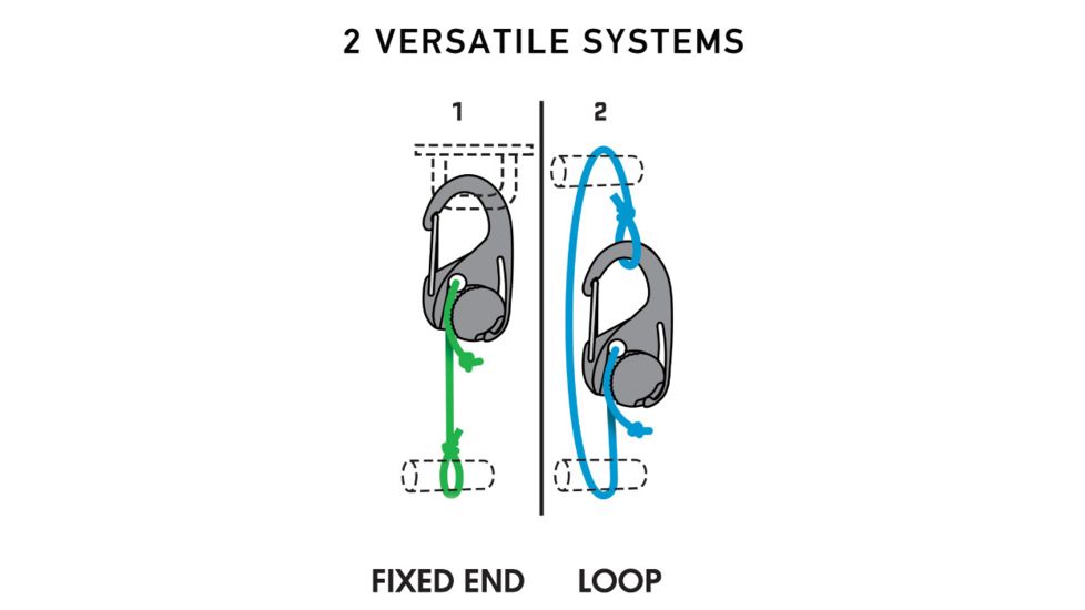 Nite Ize CamJam Cord Tightener w/ Rope - Single pack NCJ-02-01