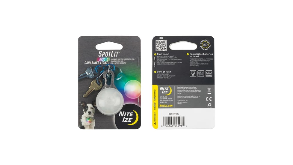 Nite Ize Carabiner Light, Disc-O, SLG-07-R6