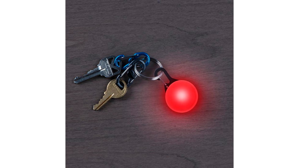 Nite Ize Carabiner Light, Red/Black Gates, MSL-10-R6