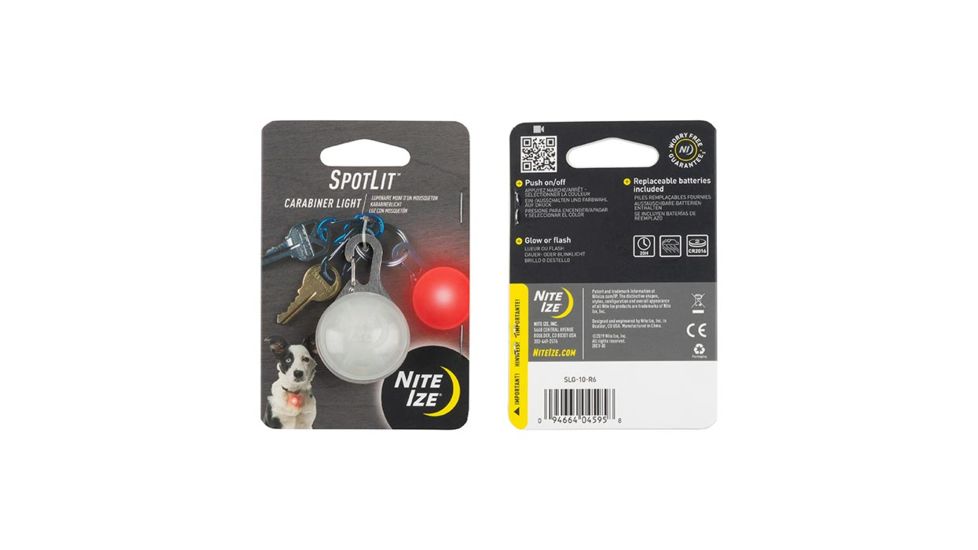 Nite Ize Carabiner Light, Red, SLG-10-R6