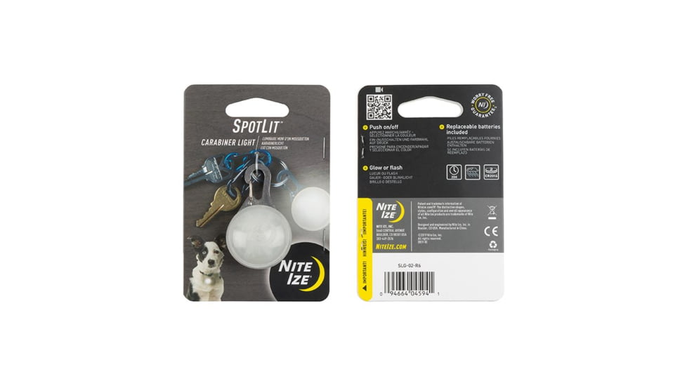 Nite Ize Carabiner Light, White, SLG-02-R6