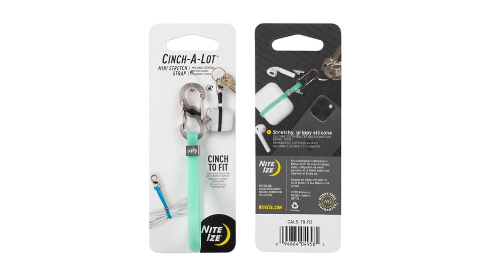 Nite Ize Cinch-A-Lot Mini Stretch Strap, Mint, Mini, CALS-70-R3