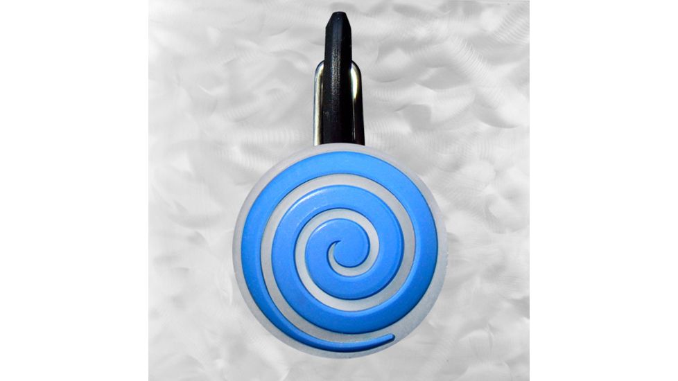 Nite Ize ClipLit Designs - Blue Spiral/White NCLS02-03-03SP