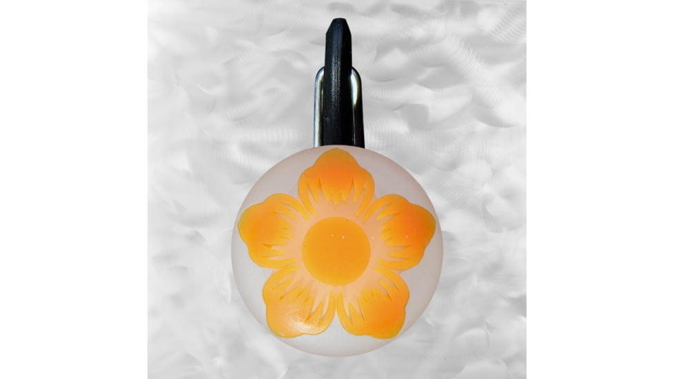 Nite Ize ClipLit Designs - Orange Wild Flower/White NCLS02-03-19FL