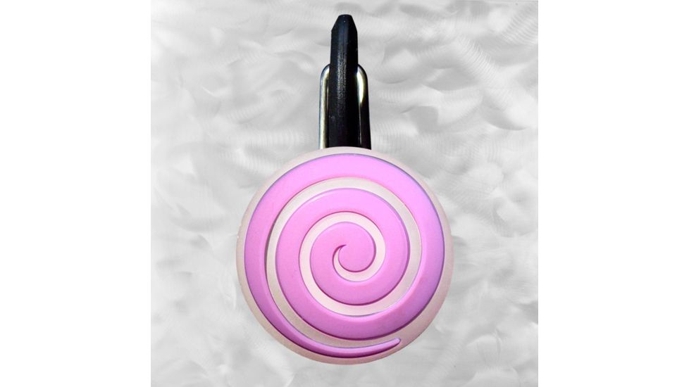 Nite Ize ClipLit Designs - Pink Spiral/White NCLS02-03-12SP