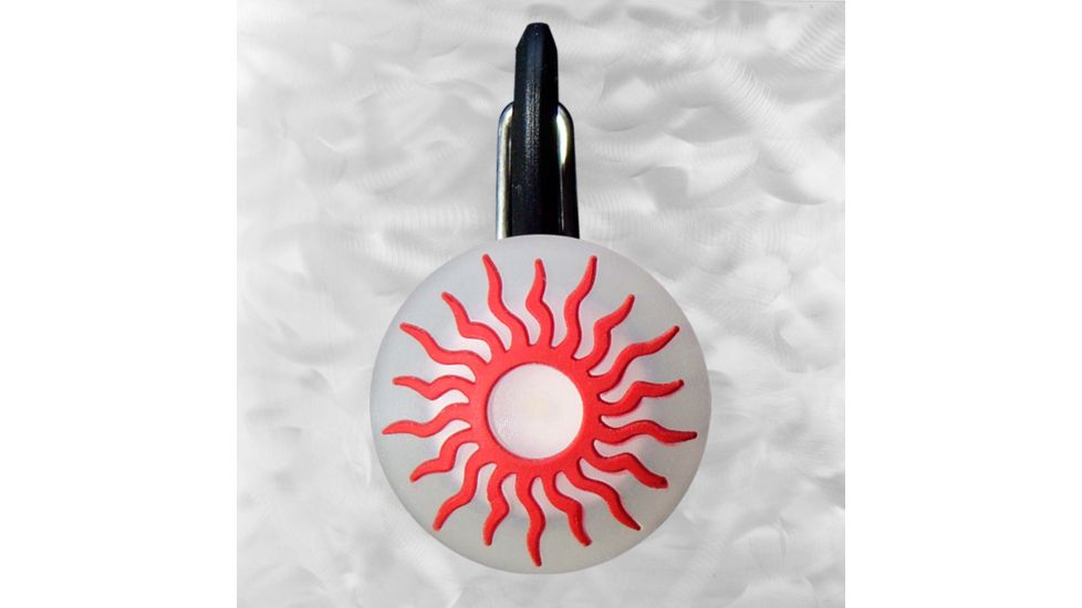 Nite Ize ClipLit Designs - Red Sun/White NCLS02-03-10SU