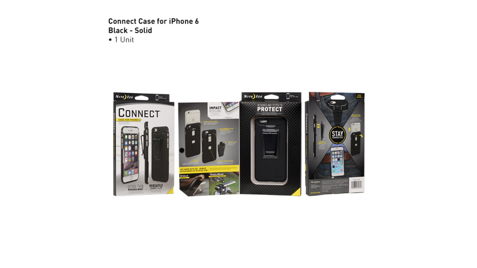Nite Ize Connect Case for iPhone 6,Black CNTI6-01-R8