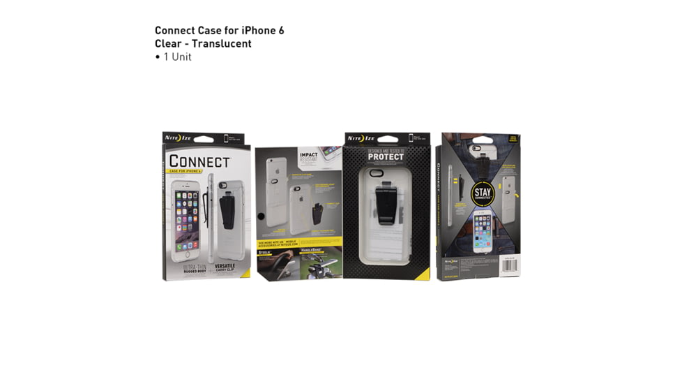 Nite Ize Connect Case for iPhone 6,Clear CNTI6-04-R8