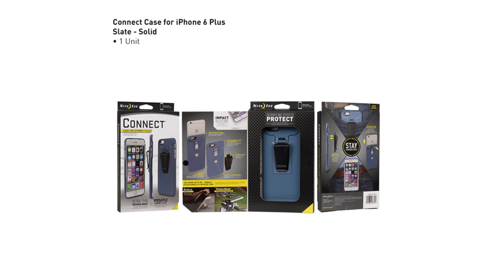 Nite Ize Connect Case for iPhone 6 Plus,Slate CNTI6P-27-R8