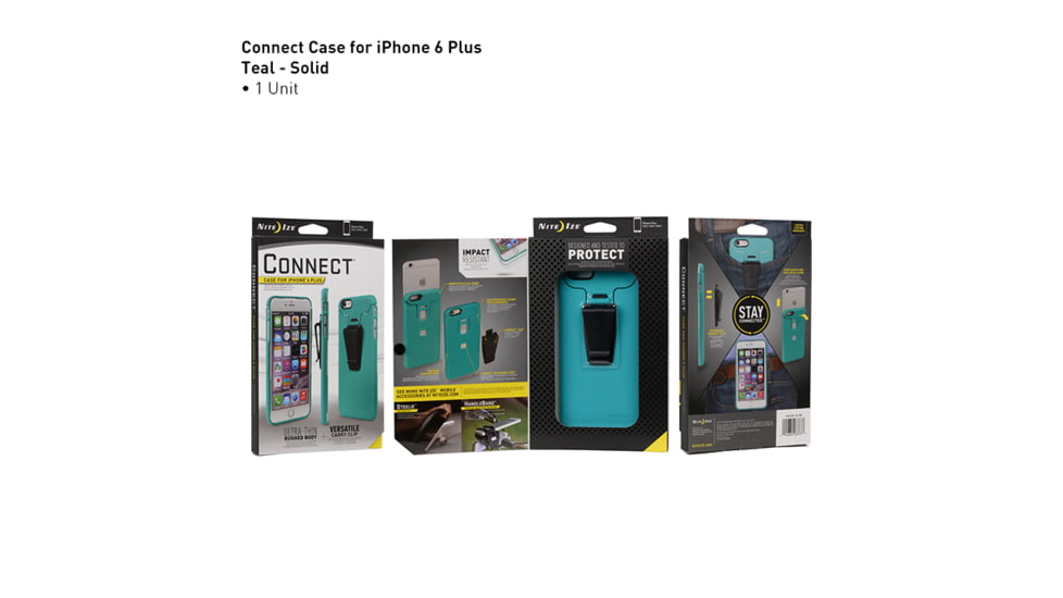 Nite Ize Connect Case for iPhone 6 Plus,Teal CNTI6P-36-R8