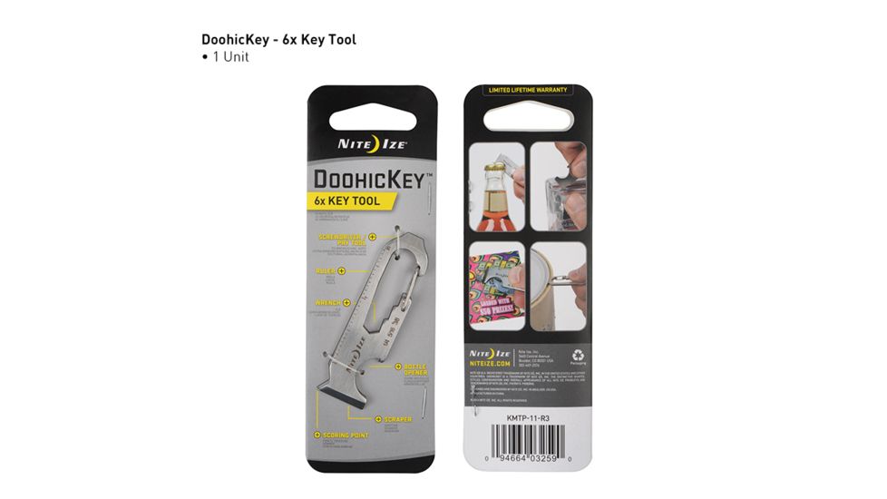 Nite Ize DoohicKey 6x Key Tool KMTP-11-R3