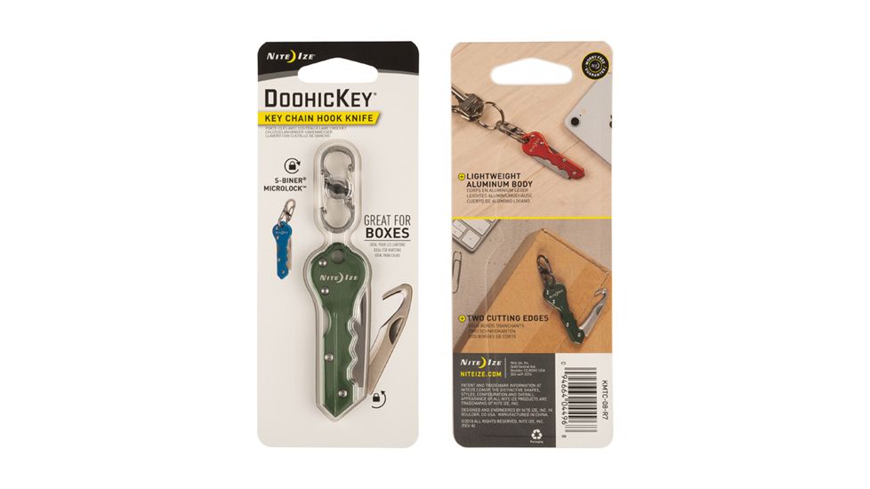 Nite Ize Doohickey Hook Knife Green KMTC-08-R7