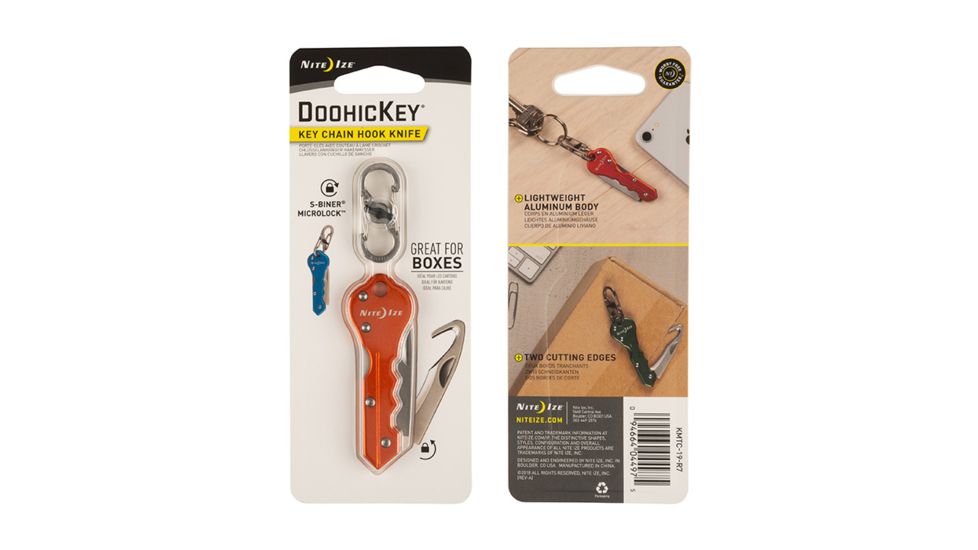 Nite Ize Doohickey Hook Knife Orange KMTC-19-R7
