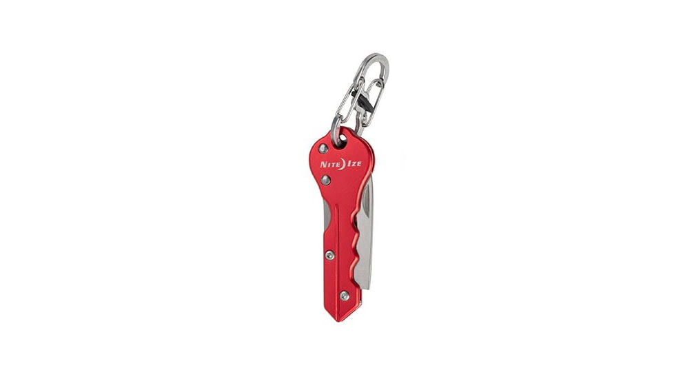 Nite Ize DoohicKey Key Chain Hook Knife, Red, KMTC-10-R7